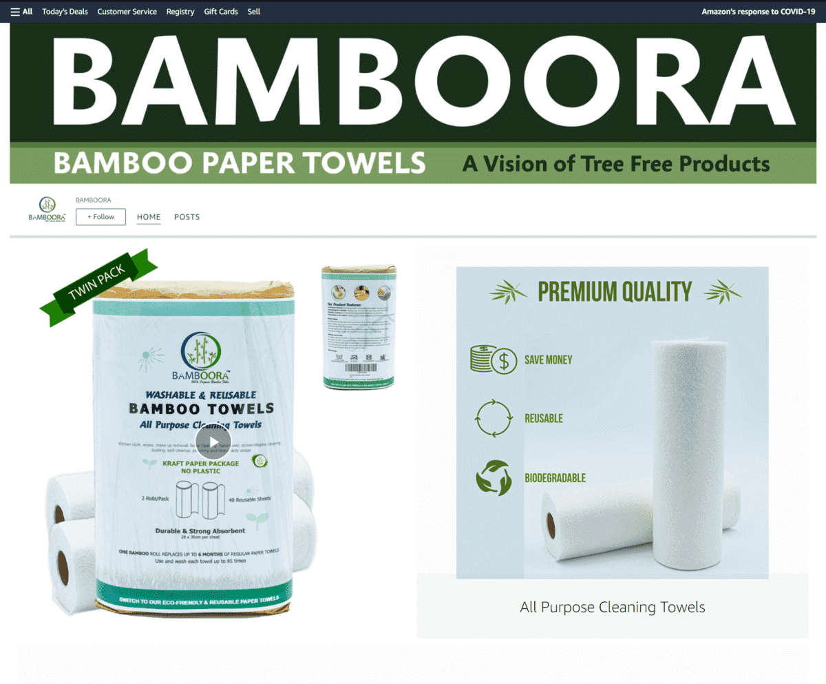 Bamboora Amazon Store