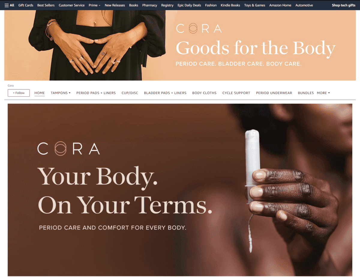 cora amazon store