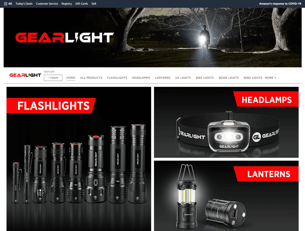 Gearlight Amazon Store