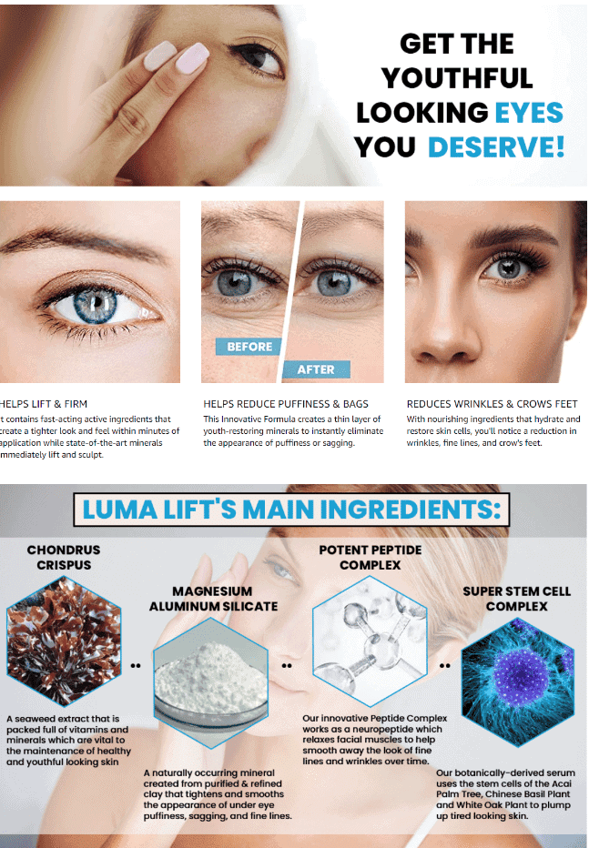 Luma Lift – Instant Eye Cream for Dark Circles and Puffiness