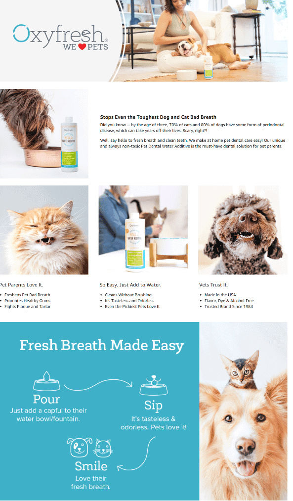 Oxyfresh Premium Pet Dental Care Solution