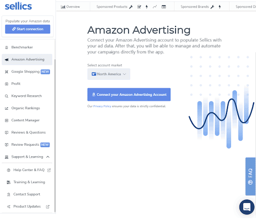 sellics user interface