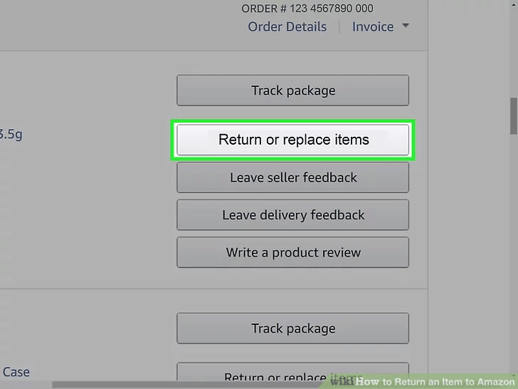 Return or Replace Items