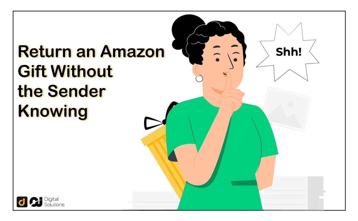 return amazon gift without sender knowing