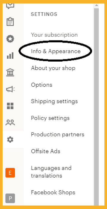 Click Account Settings, then click Info & Appearance