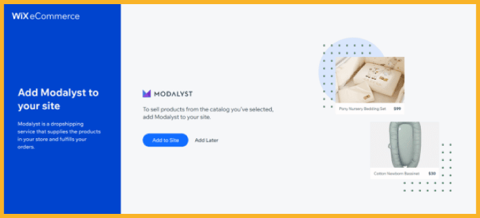  Add Modalyst to your Store.