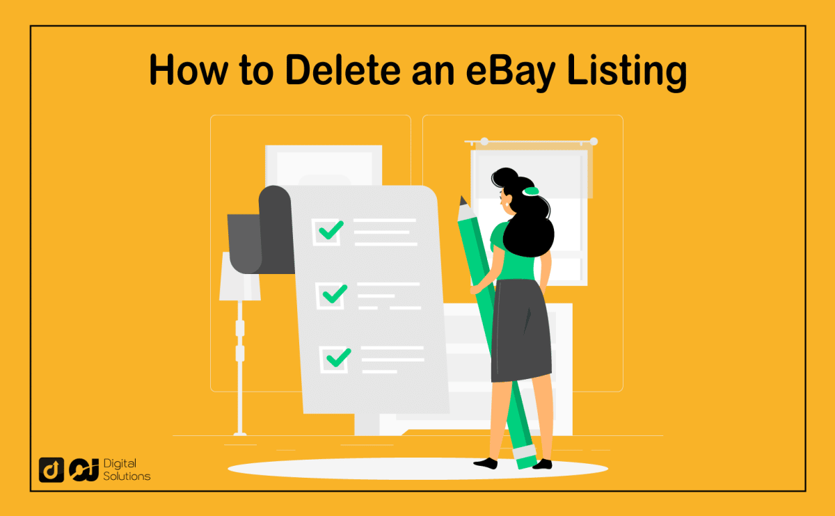 how to delete ebay listing
