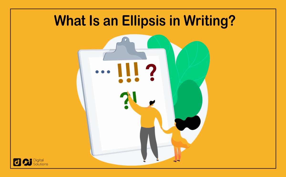 what is an ellipsis in writing