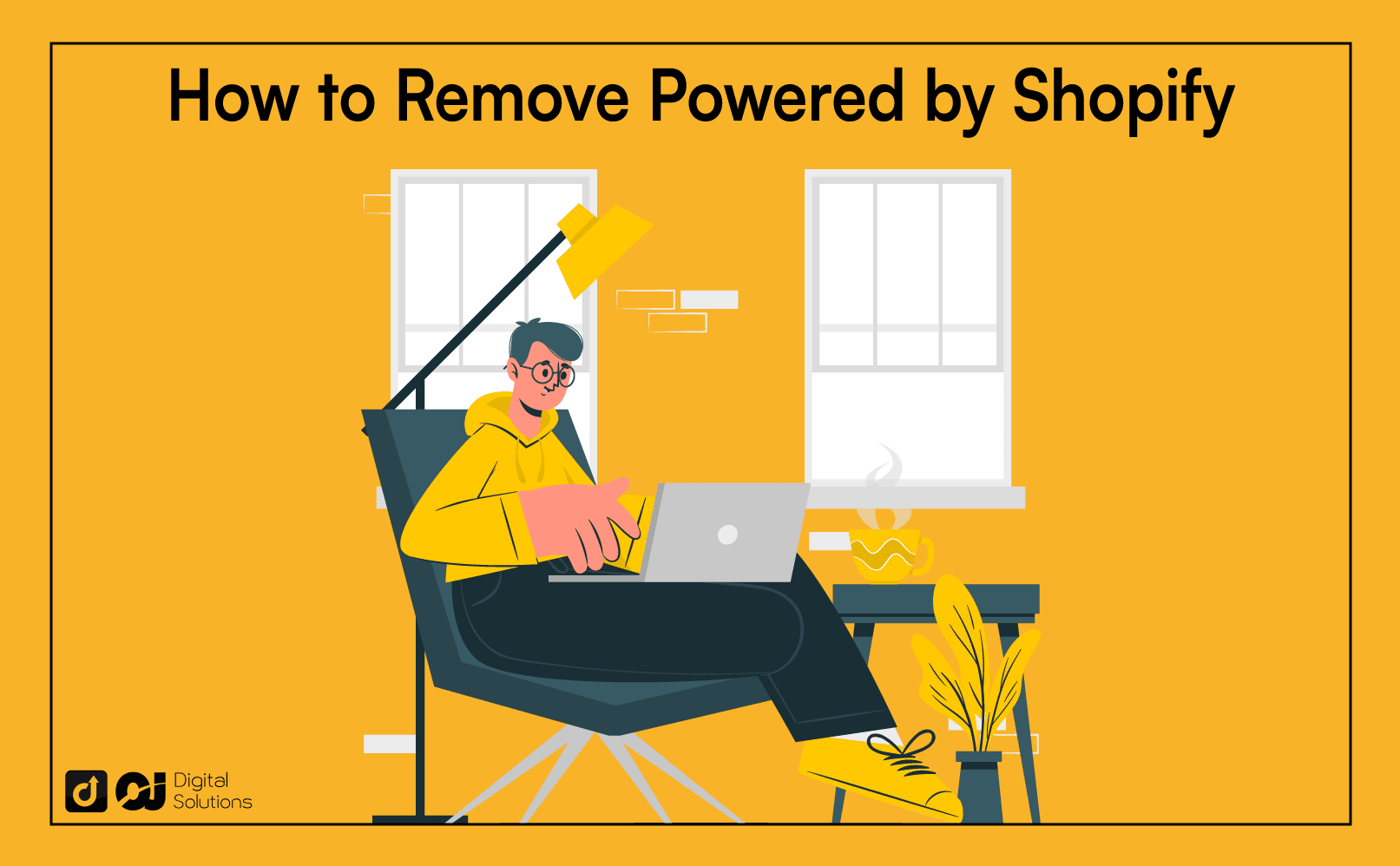 how to remove powered by shopify