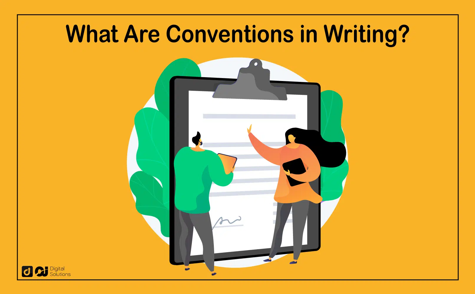 what are conventions in writing