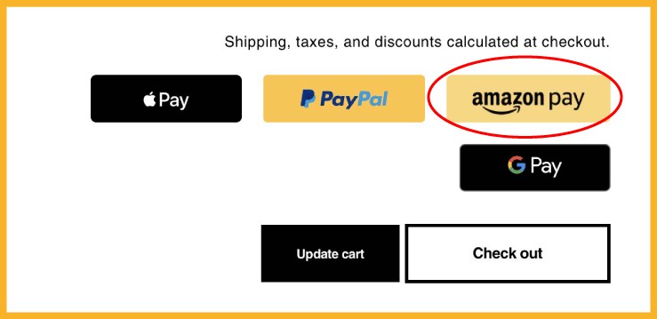 online stores accept Amazon Pay