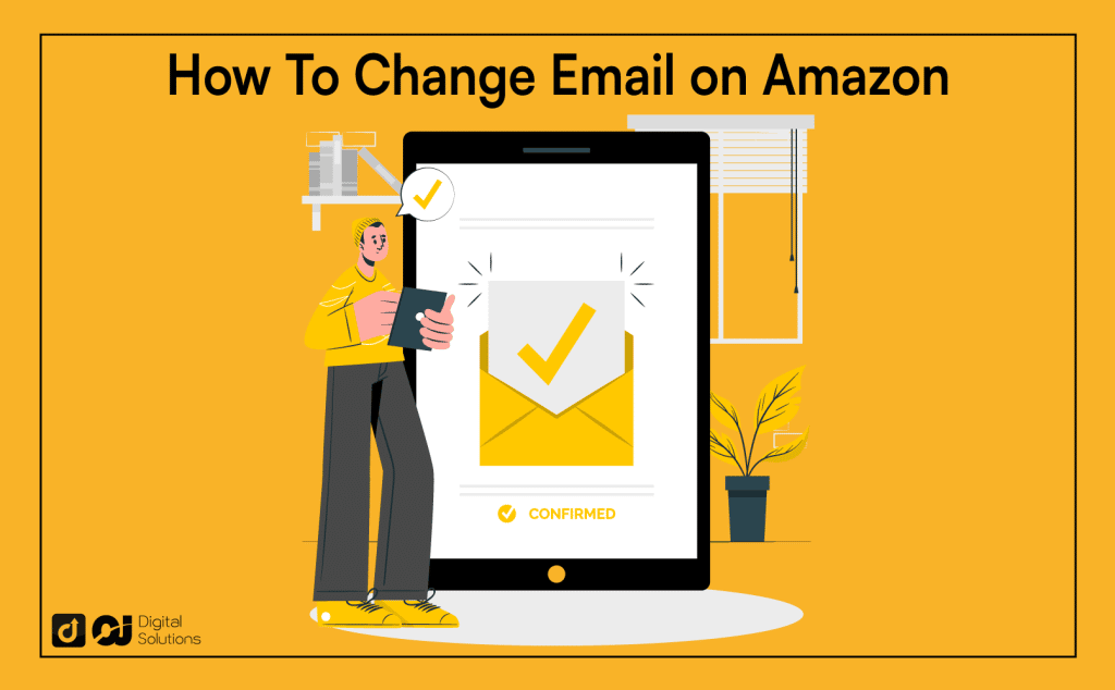 how to change email on amazon