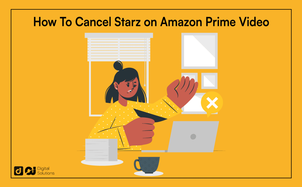 how to cancel starz on amazon