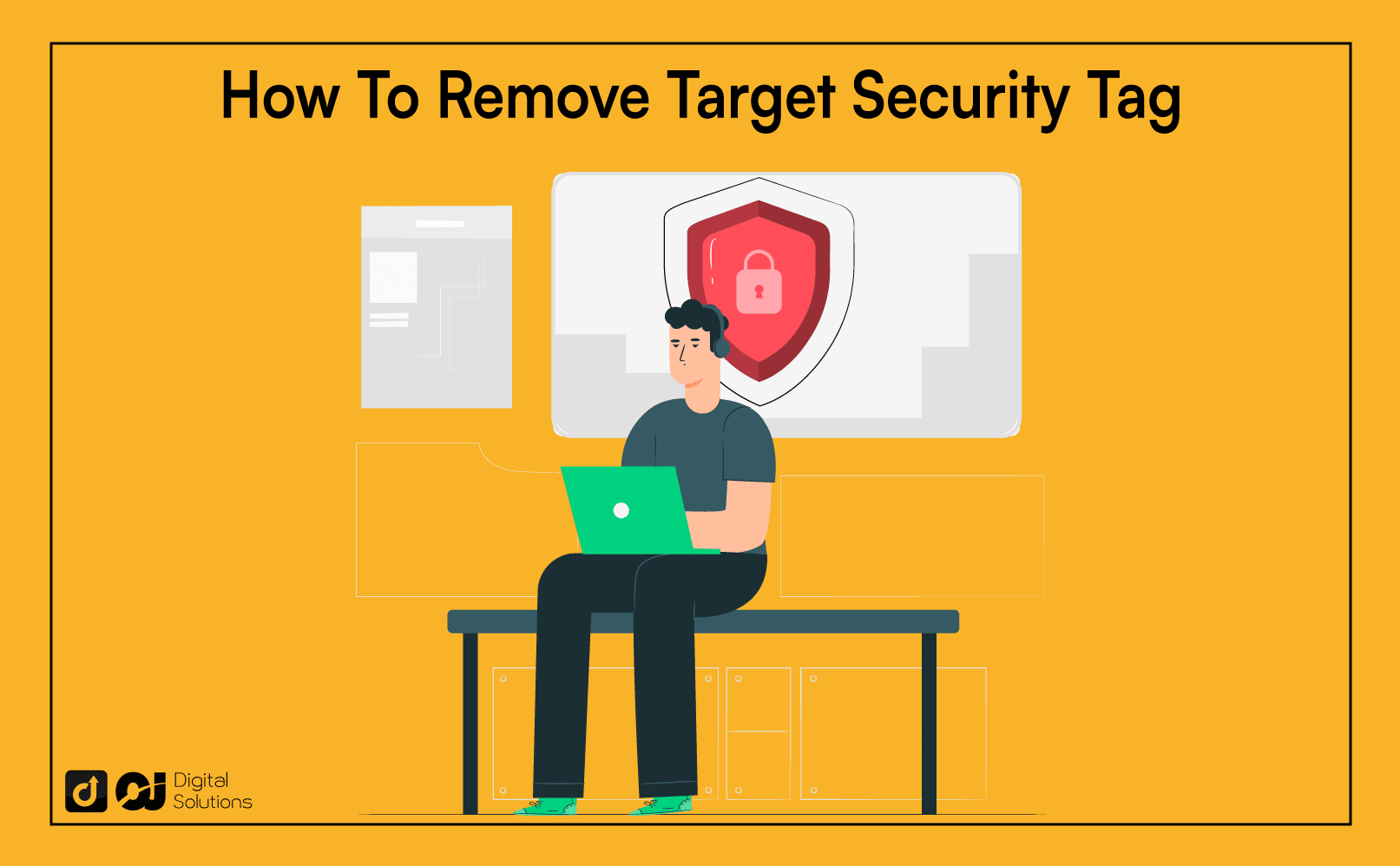 how to remove target security tag