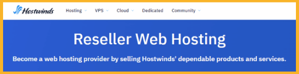 Hostwinds provides generous reseller hosting plans