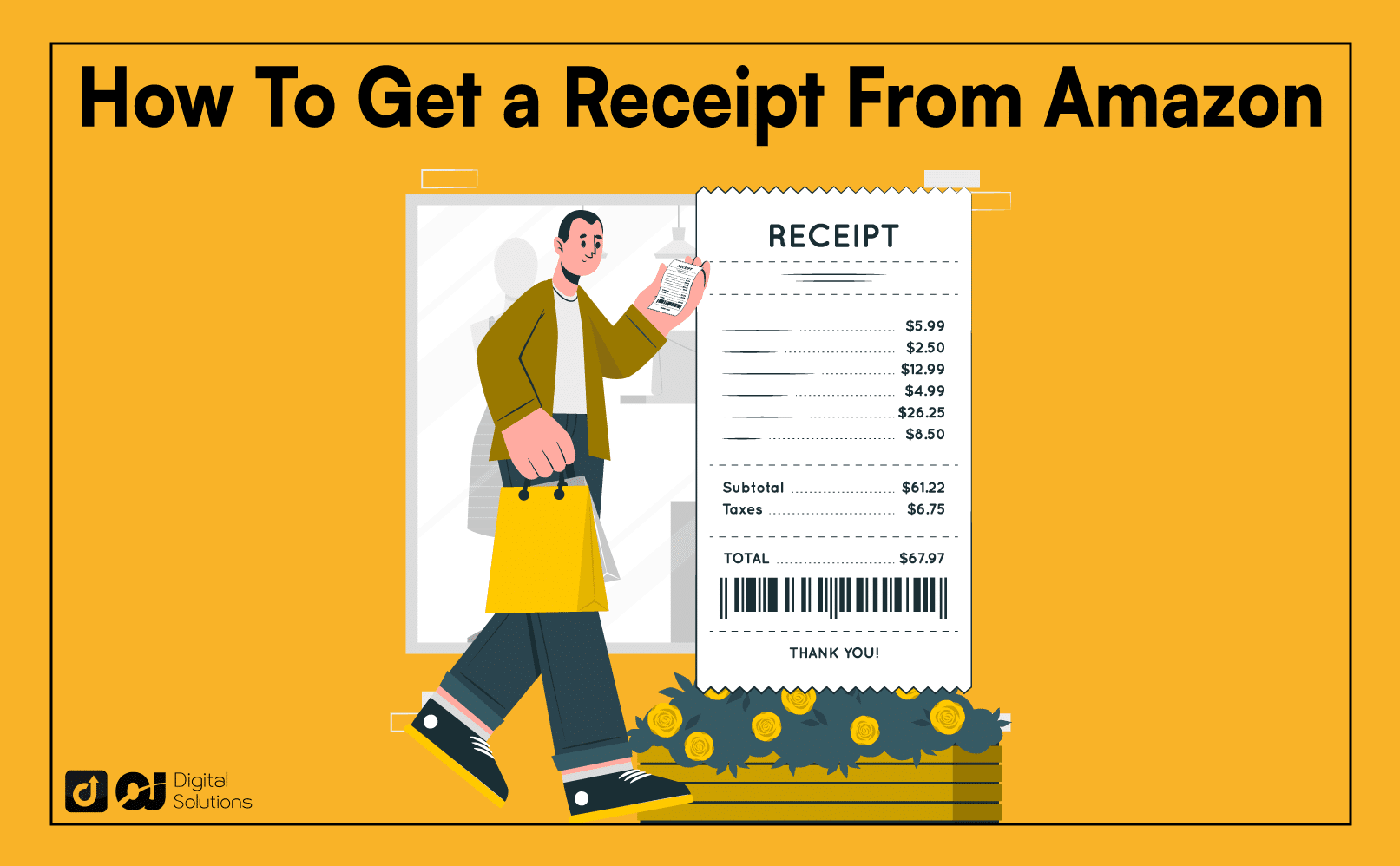 how to get a receipt from amazon