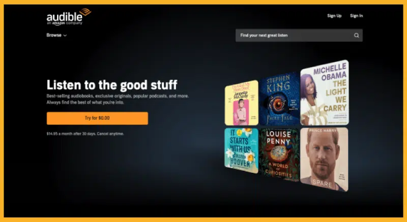 Amazon’s Audible Introduces AI Voice Cloning for Audiobook Narrators