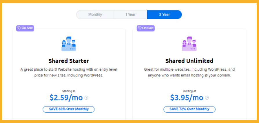 DreamHost’s pricing plans