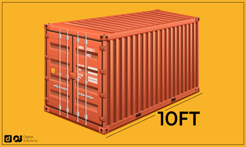 How much does a 10ft shipping container cost?