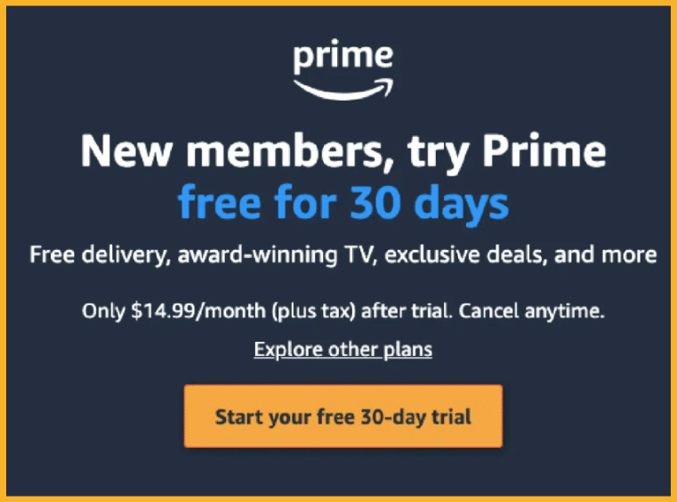 Can I Sign Up for an Amazon Prime Free Trial