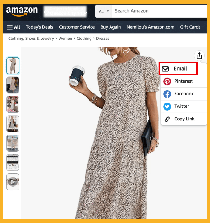 How To Share Amazon Product Link