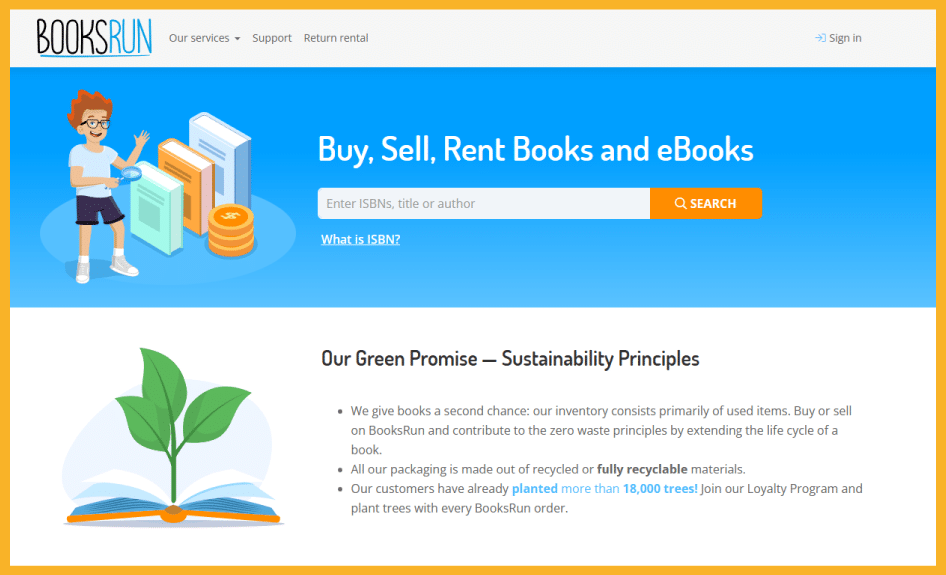 booksrun homepage