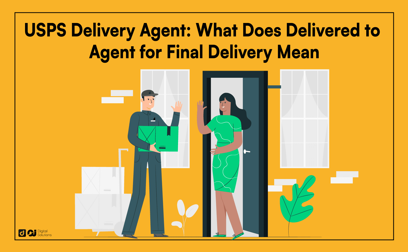 delivered to agent for final delivery