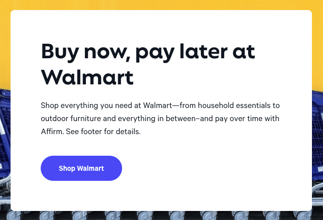 Can You Use Affirm To Pay at Walmart?