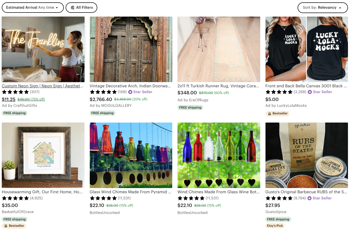 Best Size for Etsy Thumbnail Images