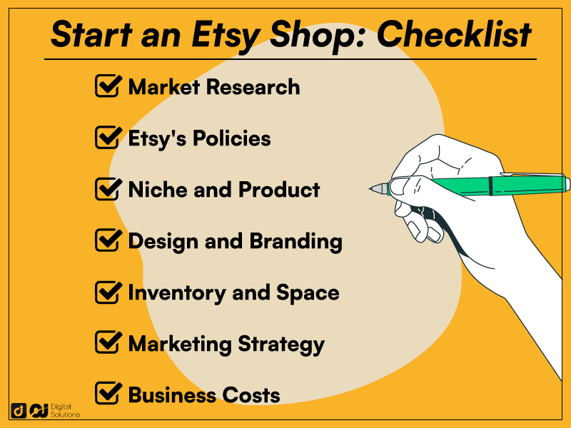 Before Starting an Etsy Shop: Checklist