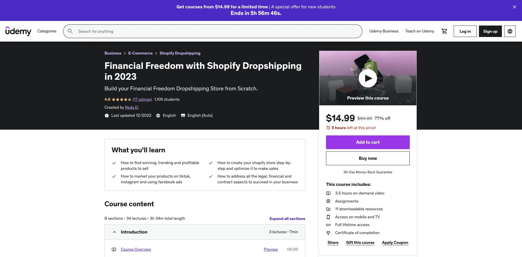 Financial Freedom with Shopify Dropshipping