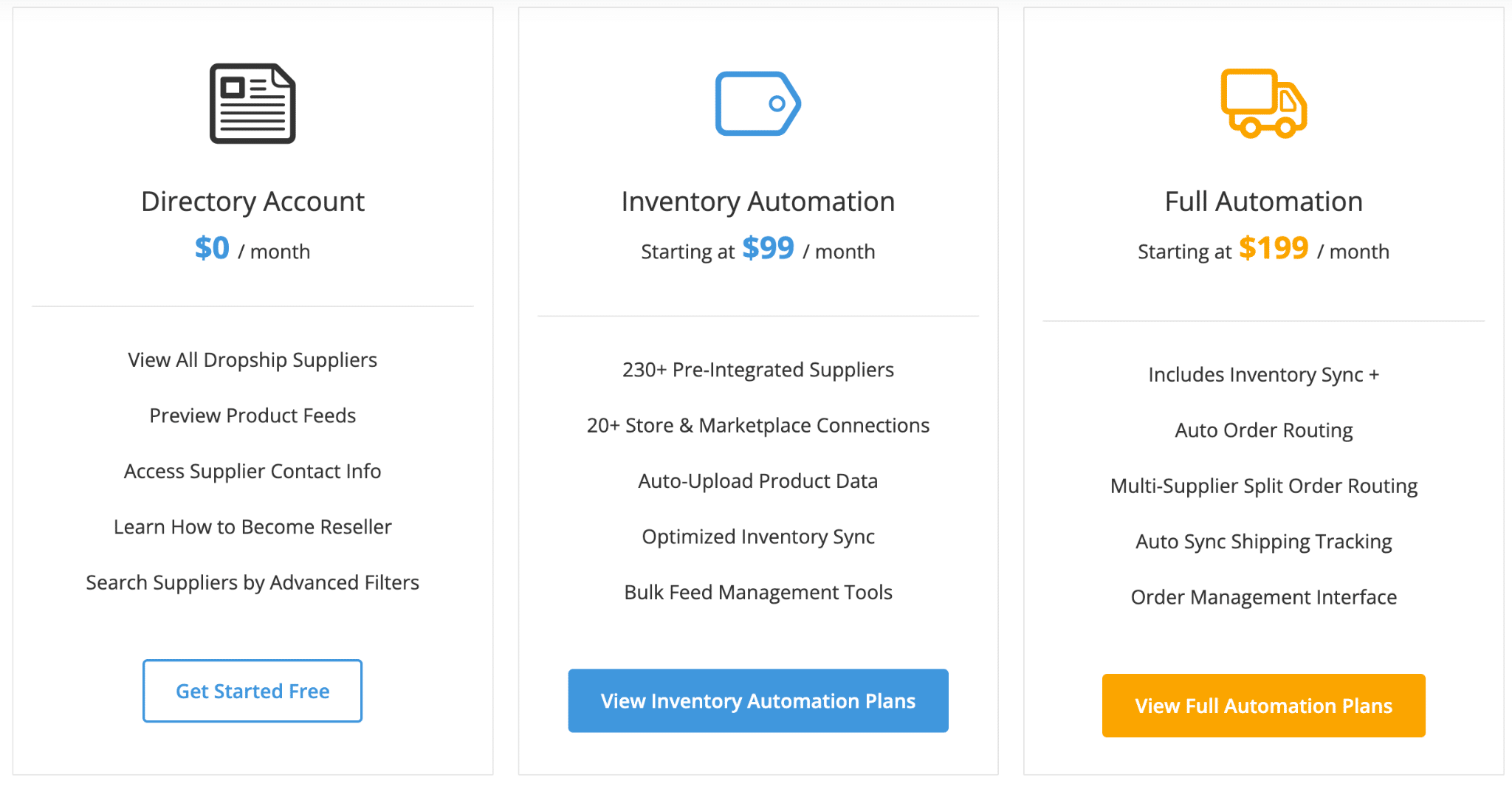 inventory source pricing plan