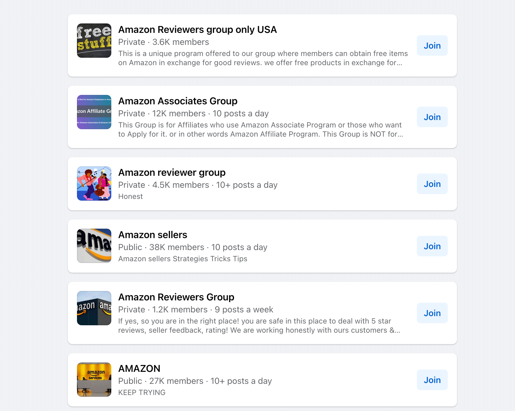 facebook groups