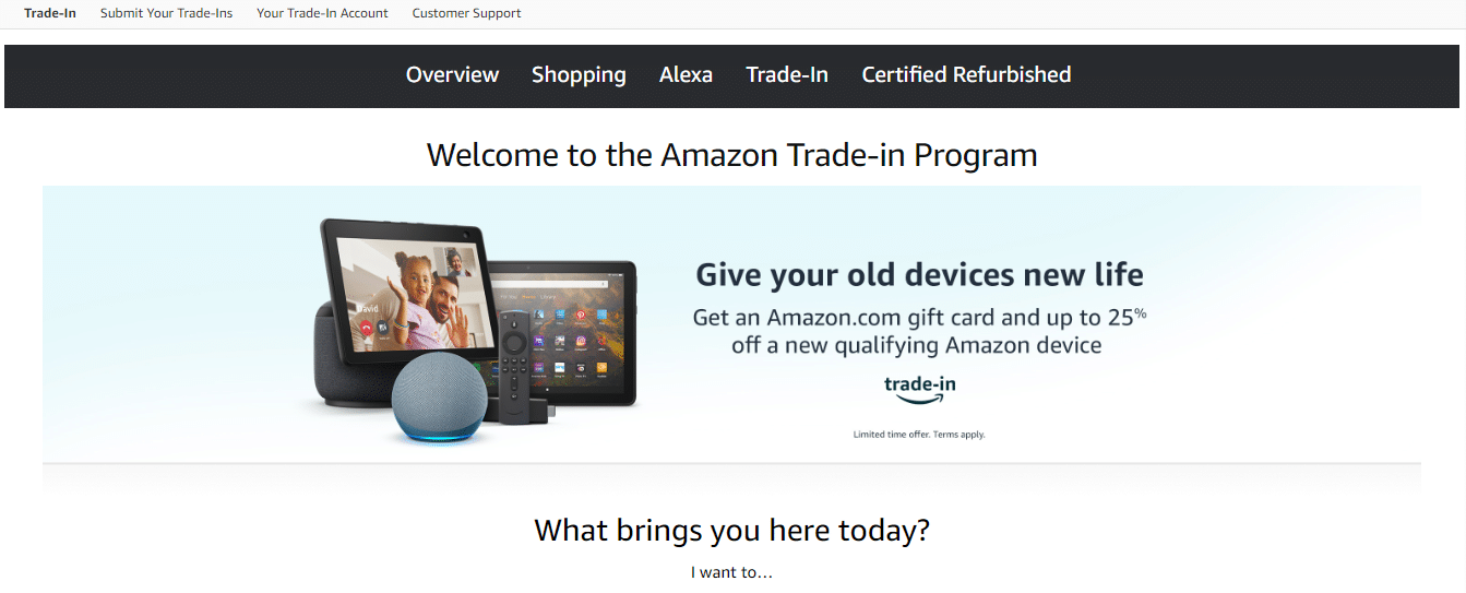 amazon trade in program