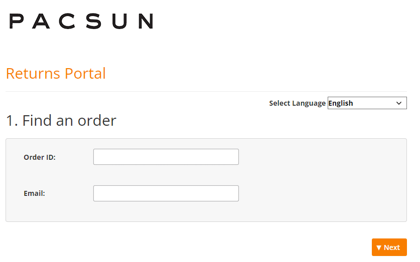 pacsun returns portal