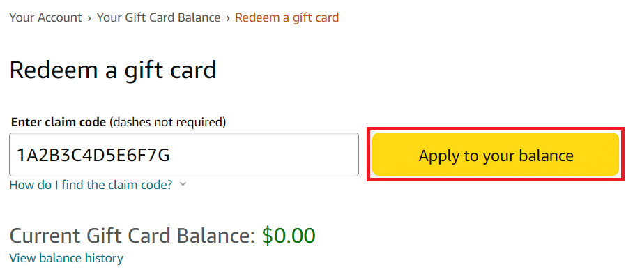 How to Redeem Amazon Gift Card Code: Step By Step Guide