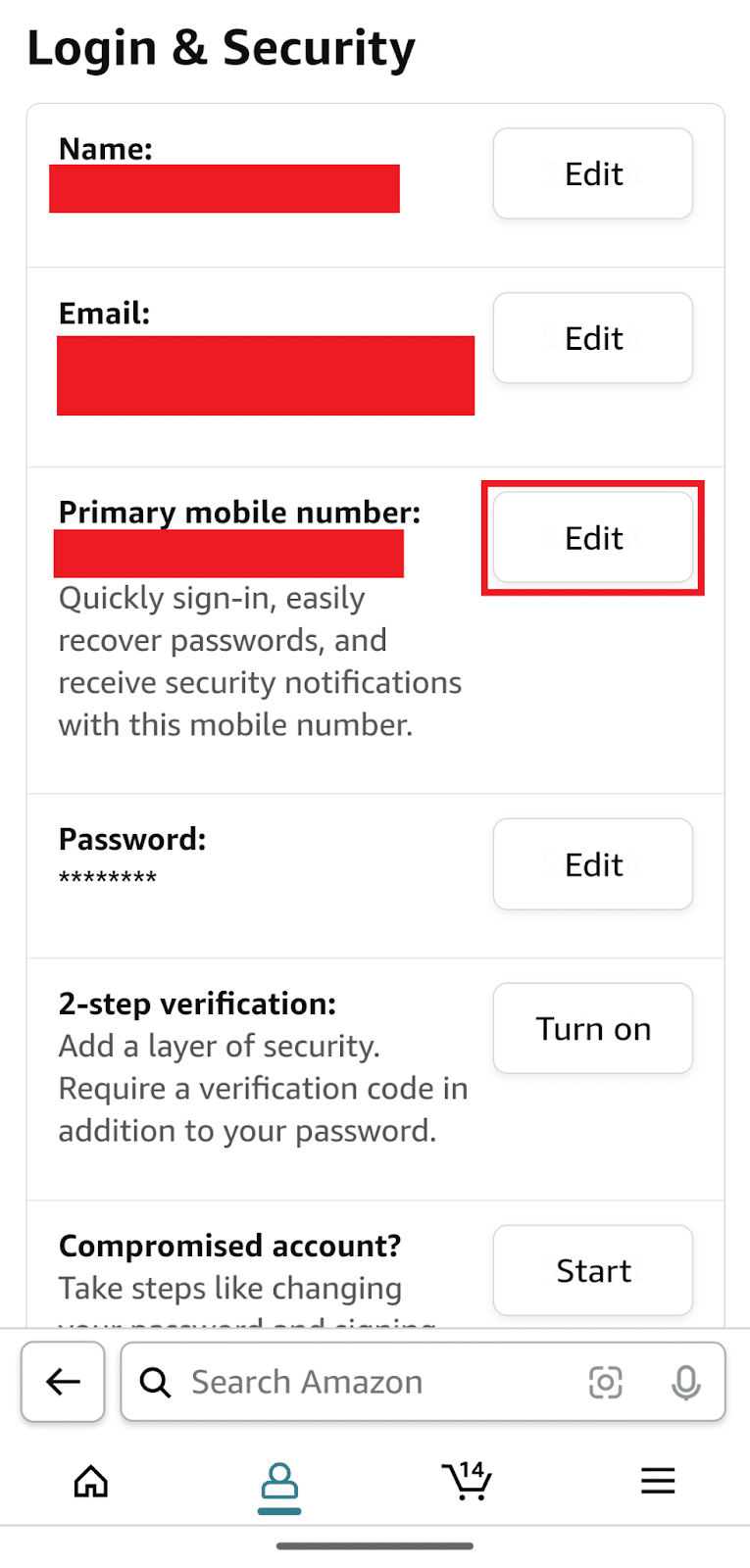 login and security